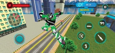 Flying Tiger Robot War 3D Image