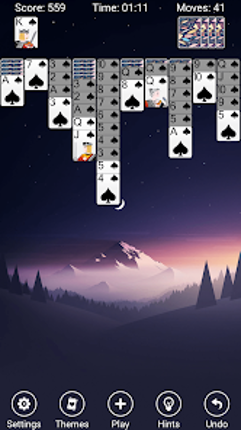 Spider Solitaire screenshot