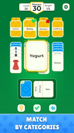 Word Solitaire: Sort Cards Image