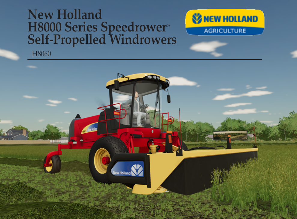 Games like FS22 - New Holland H8060 Speedrower