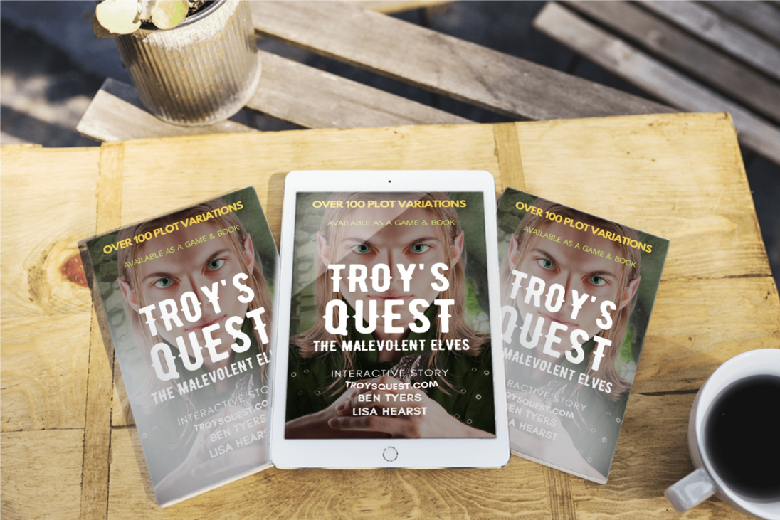 Games like Troy's Quest - Interactive Game / Audio Book  - Accessible Game -  One Button Simple Control System