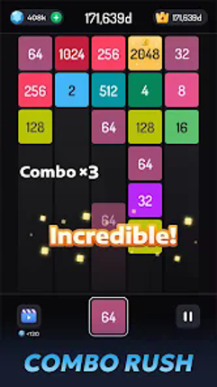2048 Merge Games - M2 Blocks screenshot