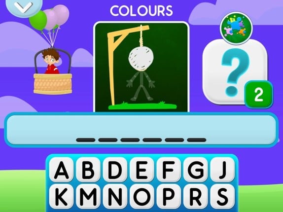 Hangman for Kids. Astrokids screenshot