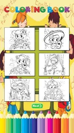 Kid And Animal Coloring - Activities for Kid screenshot