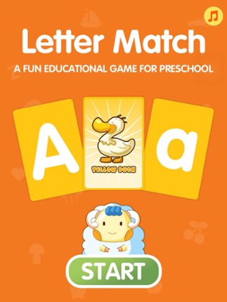 Letter Match Flash Cards (Letters game for preschool) screenshot