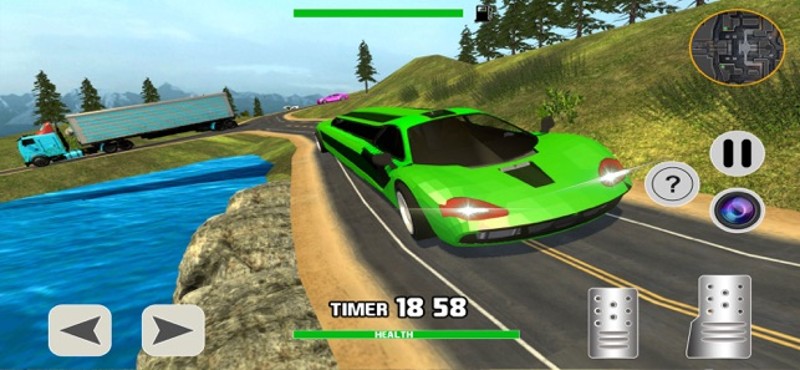 Limousine Taxi Driving 3D screenshot