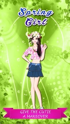 Little Spring Girl - Dress Up! Game about makeover and make-up Image