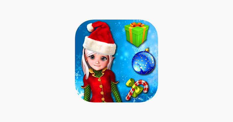 Santa Games and Puzzles - Swipe yummy candy to make it collect jewels for Christmas! Image