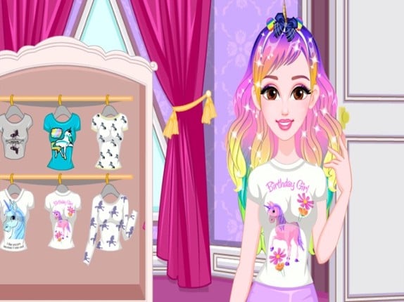 Unicorn hairstyles princess screenshot