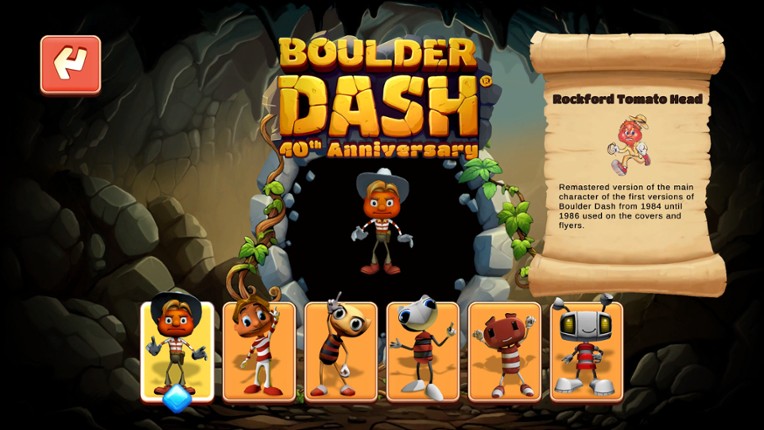 BOULDER DASH 40th Anniversary screenshot