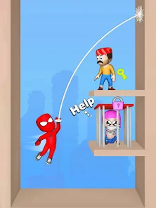 Web Flip Hero: Swing & Hit screenshot
