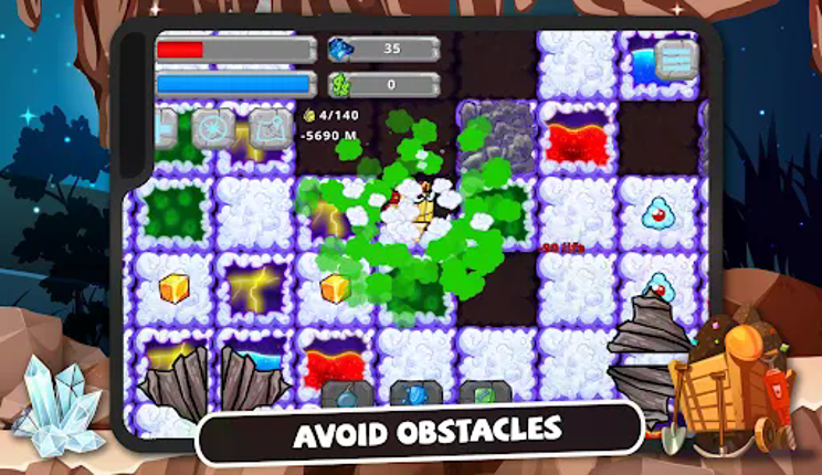 Digger Machine: find minerals screenshot