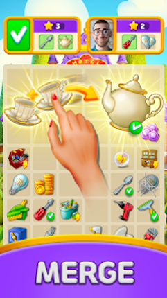 Merge Hotel : Makeover Design screenshot