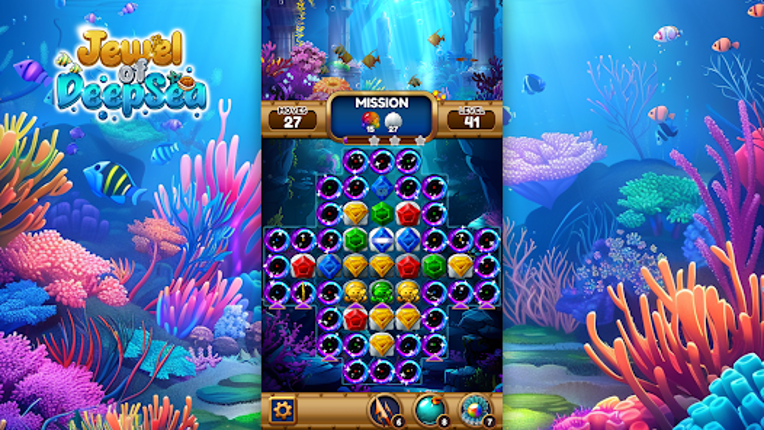 Jewel of Deep Sea: Match3 Game screenshot