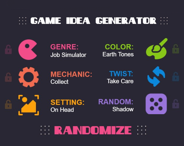 Games like Game Idea Generator
