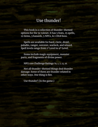 Power of Thunder screenshot