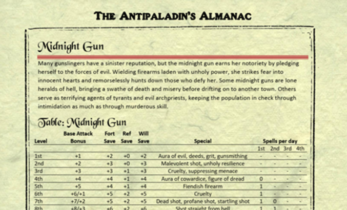 Antipaladin's Almanac Image
