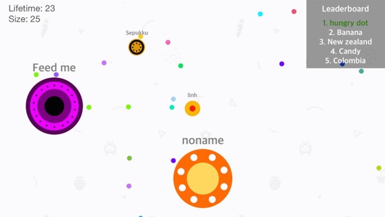 Crazy Dot Party: the kingdoms of dots ~ paradise of trivia game in blob.io version screenshot
