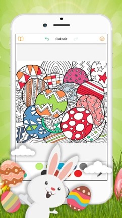 Cute Easter Bunny Coloring Book screenshot