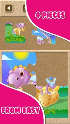 Dinosaur Jigsaw Puzzle.s Free Toddler.s Kids Games screenshot