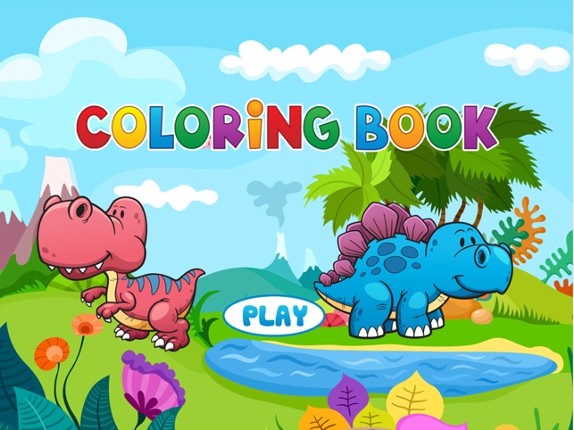 Dinosaurs Coloring Book - Painting Game for Kids screenshot