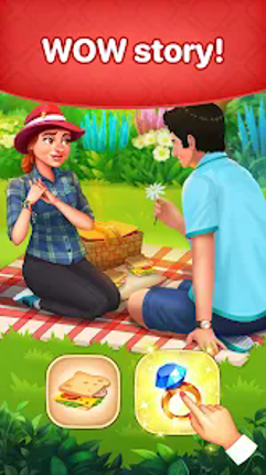 X Garden Relax Match 3 Design screenshot