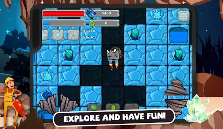 Digger Machine: find minerals screenshot