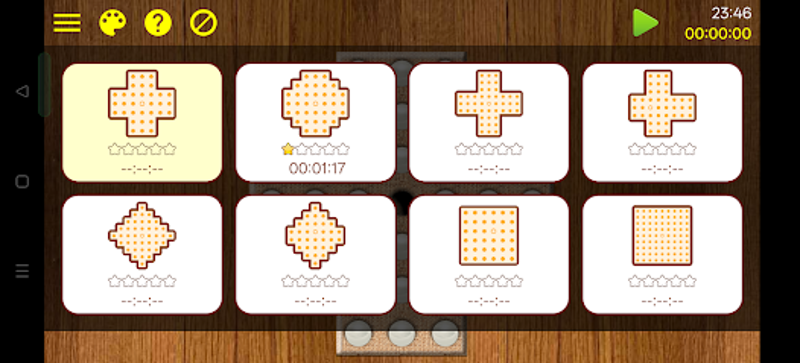 Marble Solitaire Puzzle screenshot