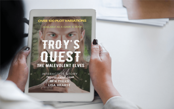 Troy's Quest - Interactive Game / Audio Book  - Accessible Game -  One Button Simple Control System Image