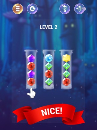 Gem Sort IQ Ball Color Puzzle screenshot
