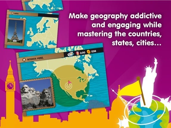 Planet Geo - Fun Games of World Geography for Kids Image
