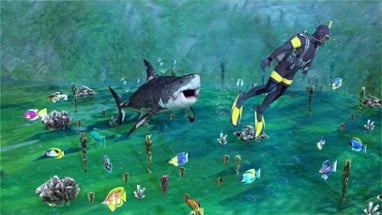 Shark Hunting-Scuba Deep Diving &amp; Fish Shooting Image