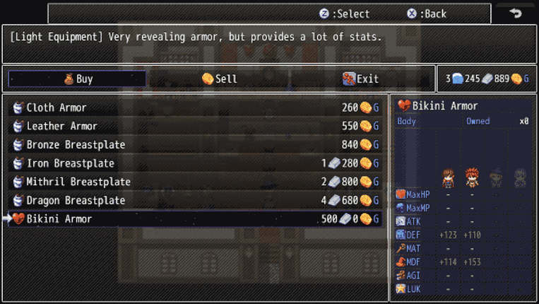Shop Common Events plugin for RPG Maker MZ Image