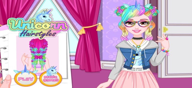 Unicorn hairstyles princess screenshot