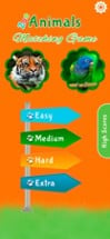 Zoo Animals Matching Game Image