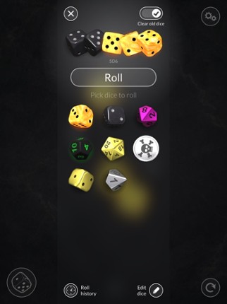 Dice Bag - 3D dice screenshot