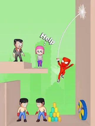 Web Flip Hero: Swing & Hit screenshot