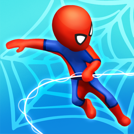Web Master: Stickman Superhero Image