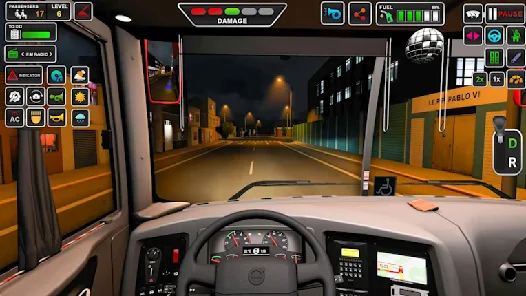 US City Bus Transport Game 3D Image