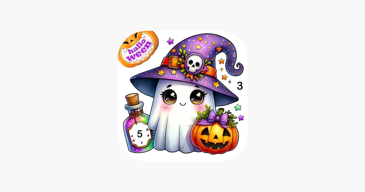 Games like Halloween Color by Number Game