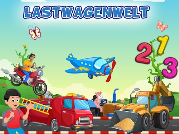 Learn German for Kids- First Words Trucks World screenshot