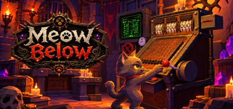 Meow Below Image