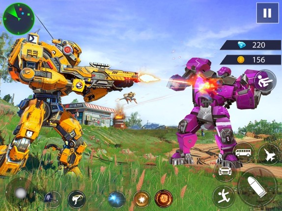 Multi Robot War Car Transform Image