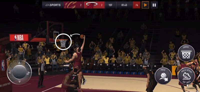 NBA LIVE Mobile Basketball screenshot