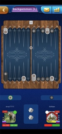 Online Backgammon LiveGames screenshot