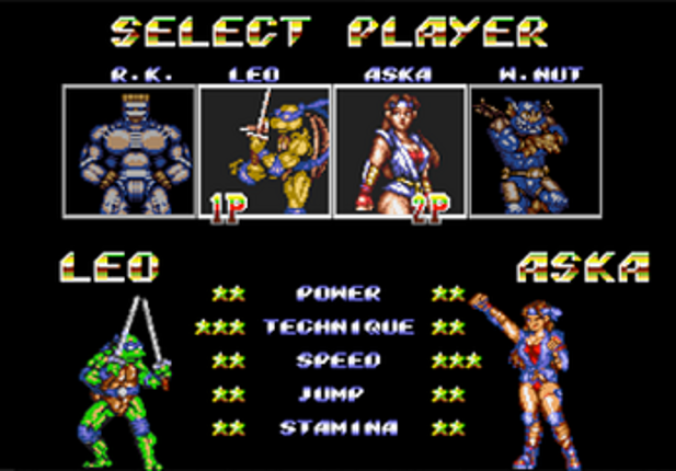 TMNT ... of Rage, Remix & Gaiden screenshot