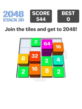 2048 Stack 3D Image