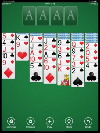 A¹ Yukon Solitaire Card Game Image