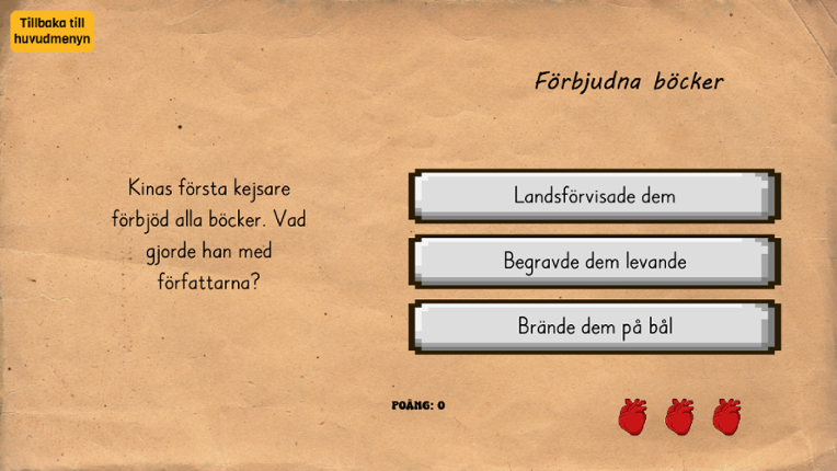 Biblioteksspel screenshot
