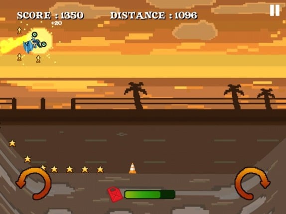 Blocky Bike Race 3D - A Pixl Roads Block Run screenshot